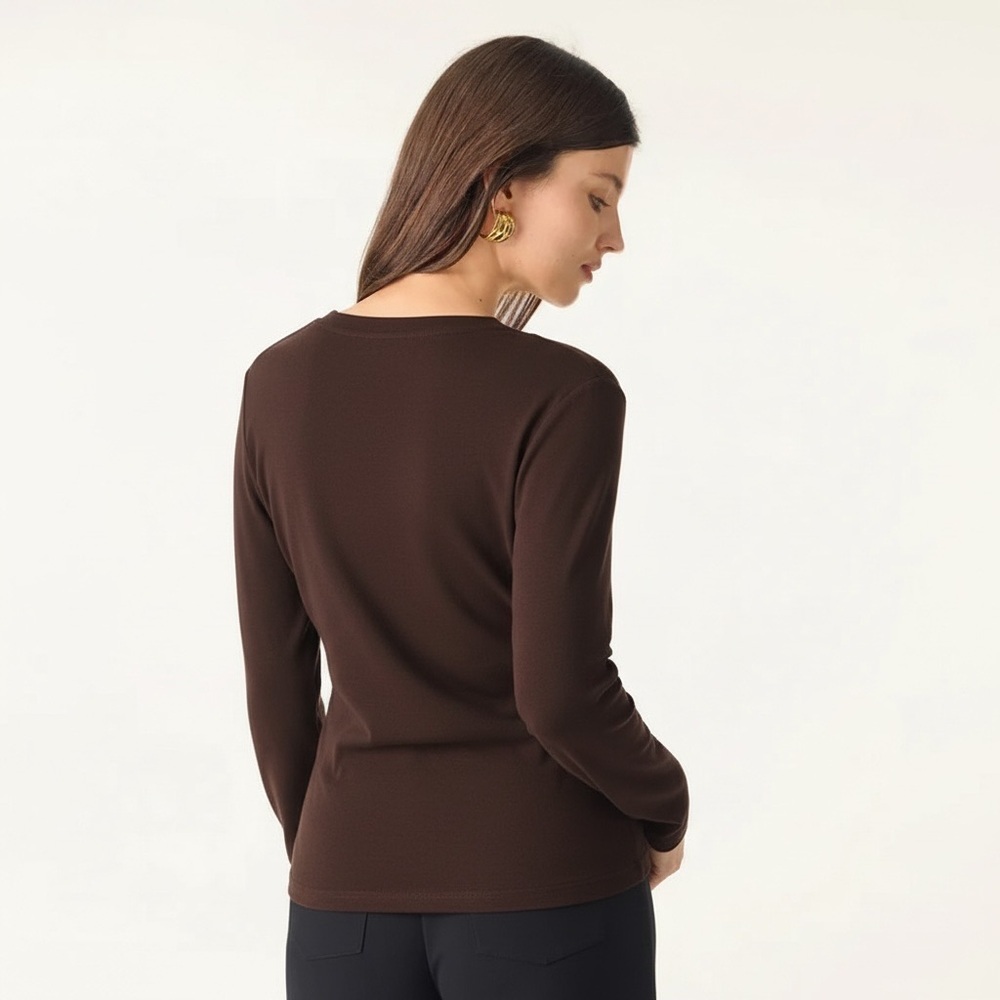OGL LiteWarm Light Warm Crewneck Tucked Top small - Picture 2 of 2